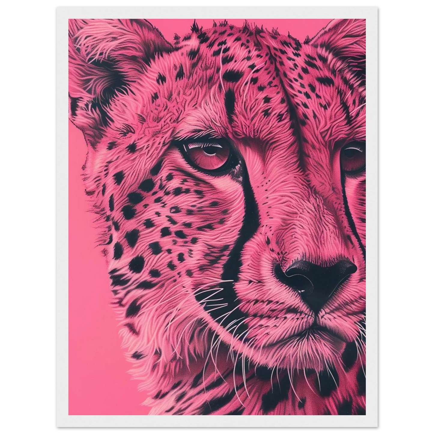 A Pink Cheetah - Poster - Arthena