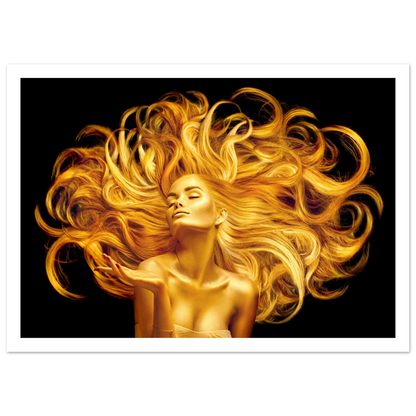 Golden Flow - Poster - Arthena