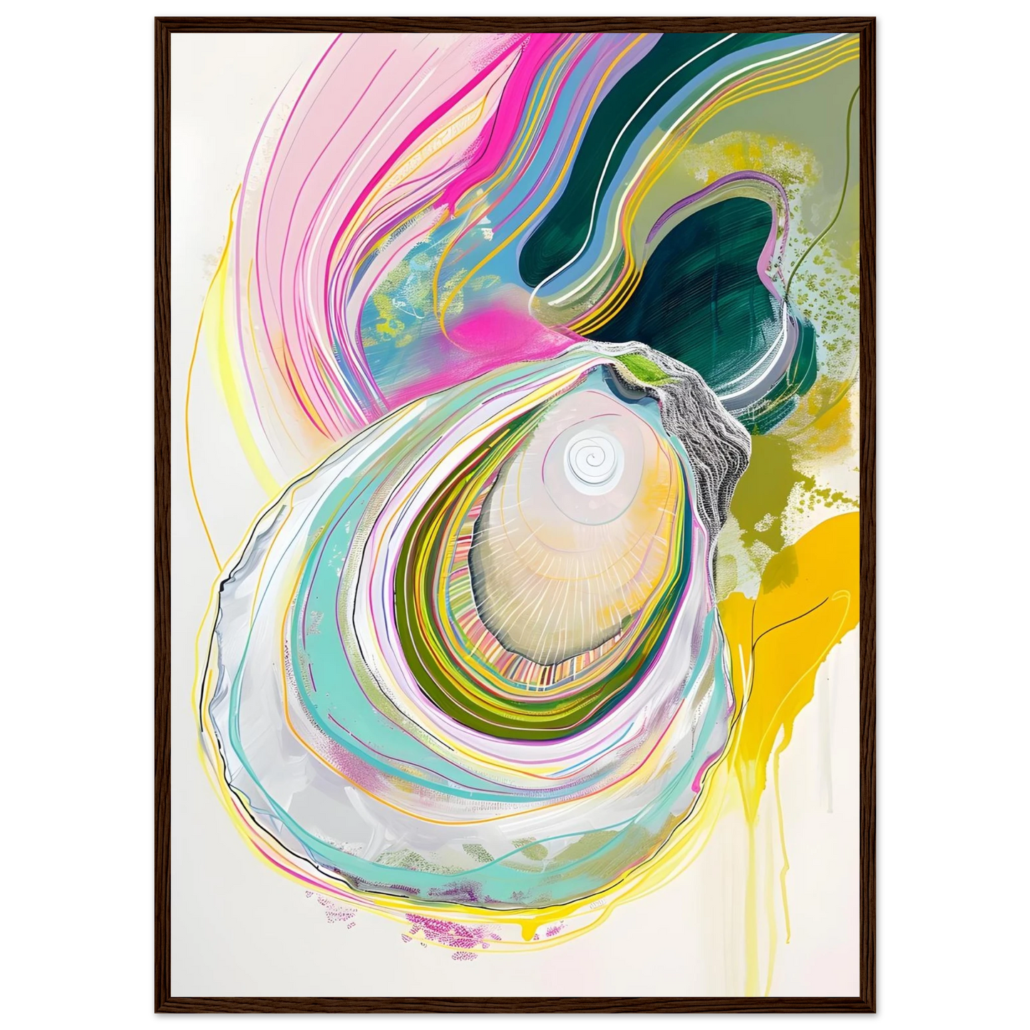 Colorful Oyster - Poster - Arthena