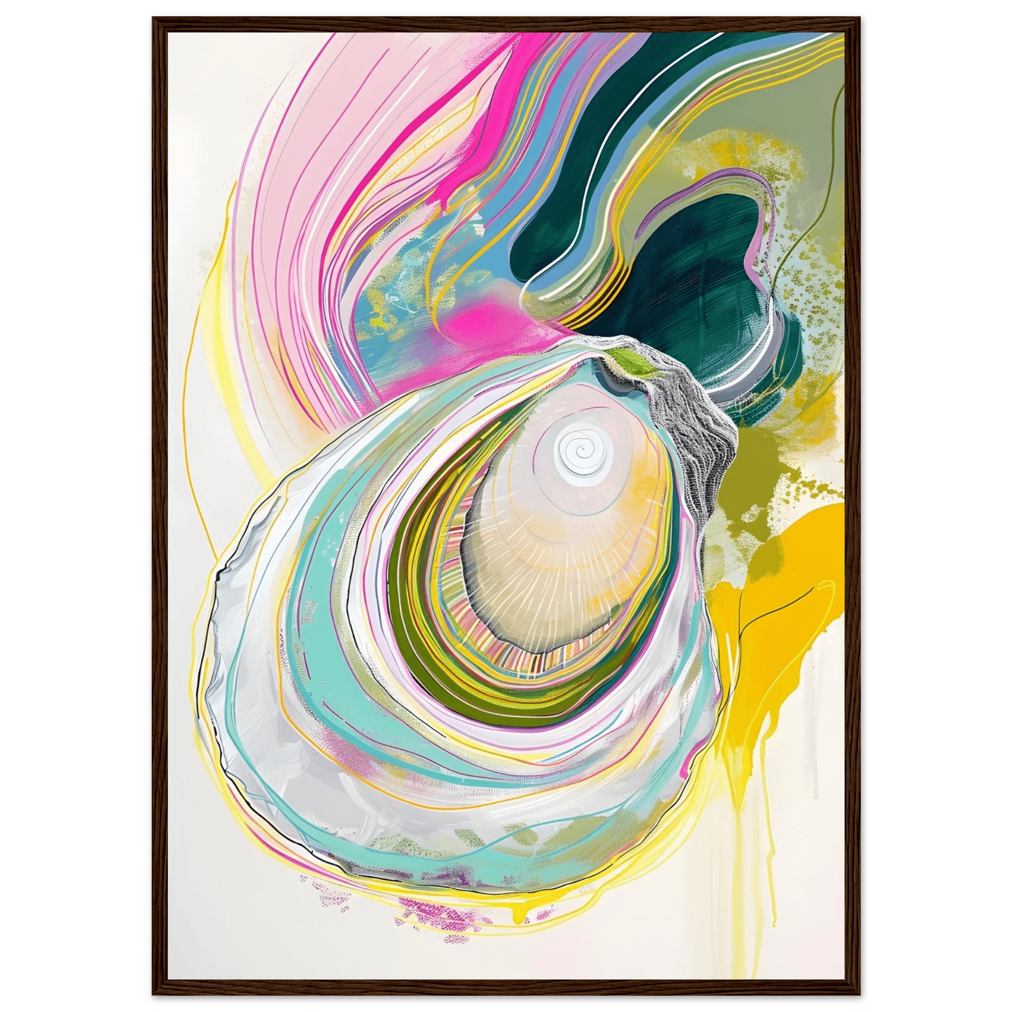 Colorful Oyster - Poster - Arthena