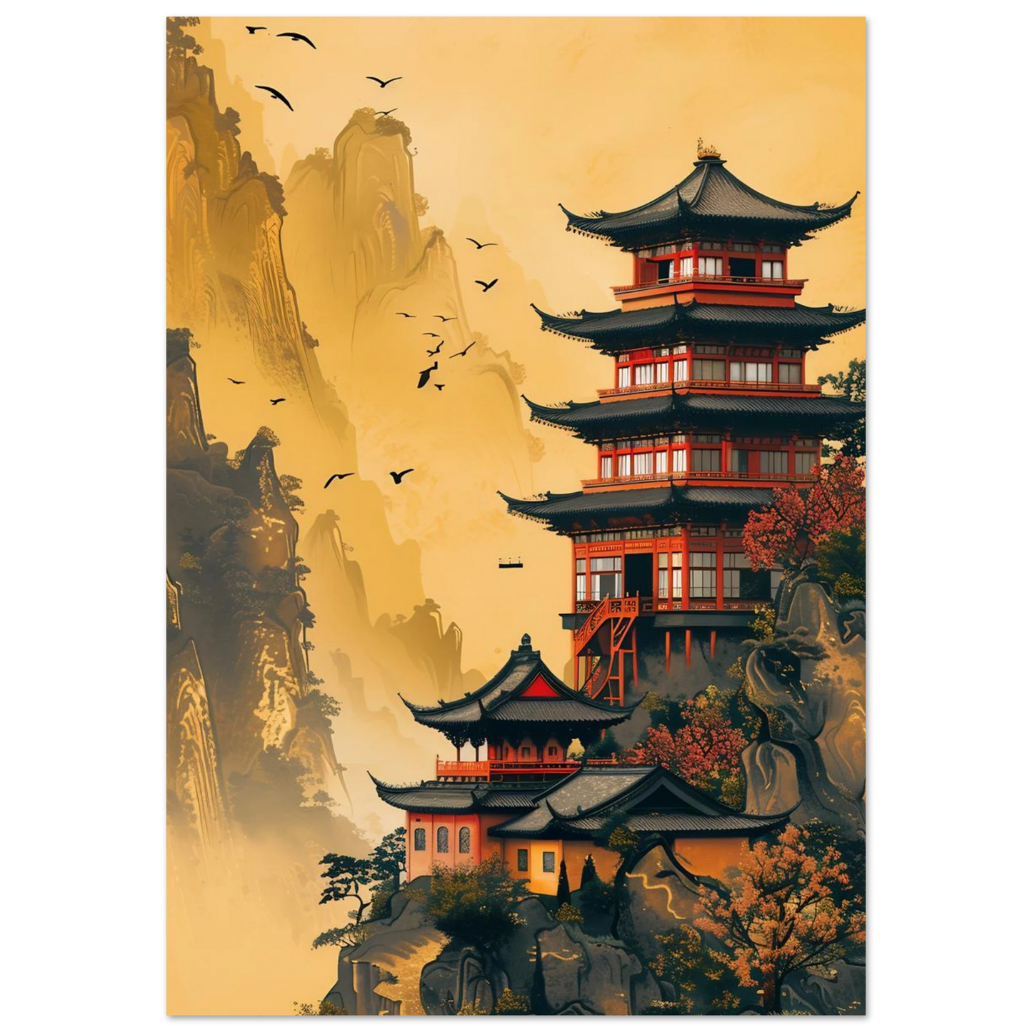 Temple of Tranquility - Poster - Arthena