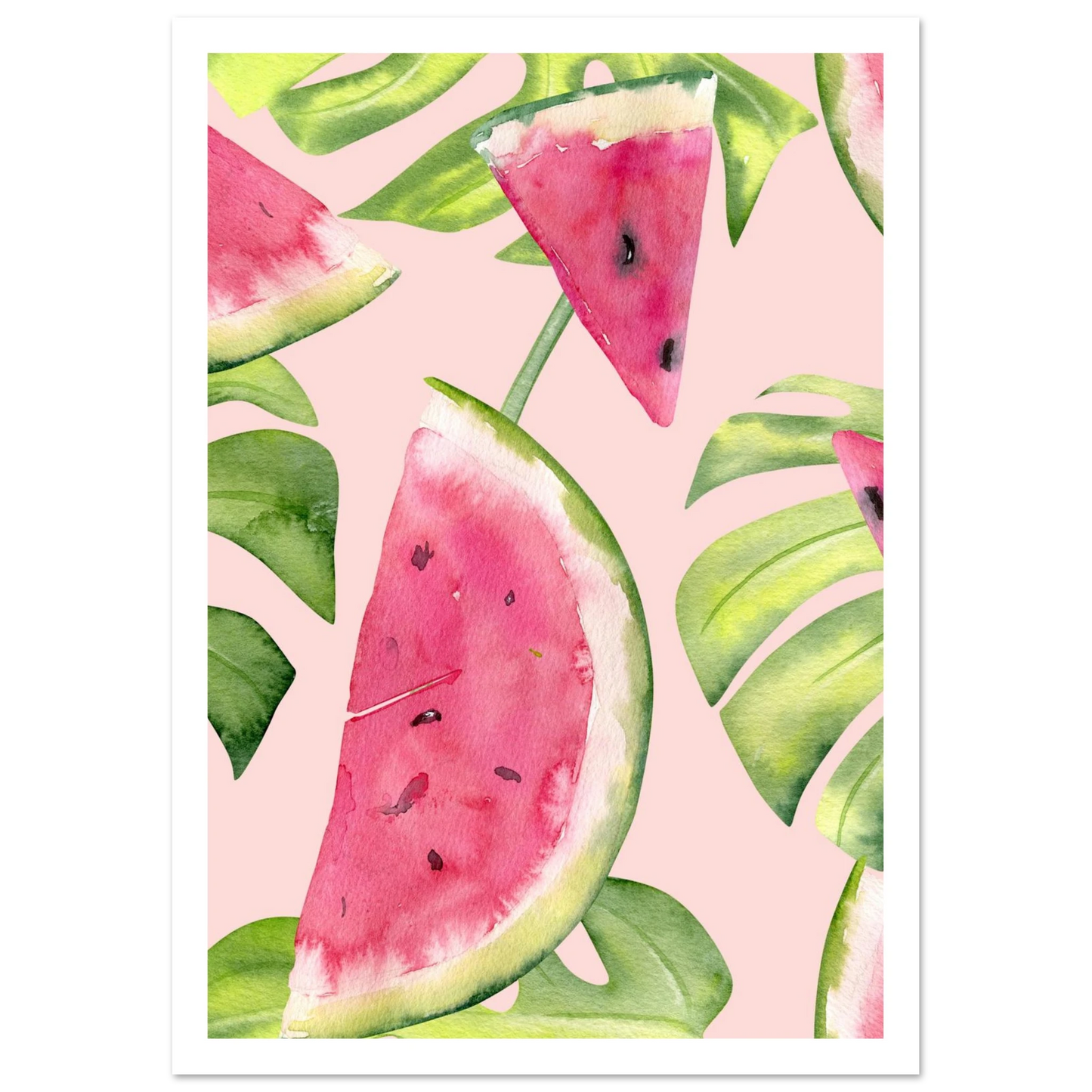 Watermelon Slices - Poster - Arthena