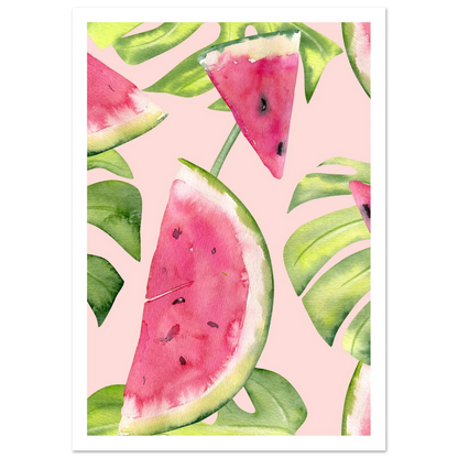 Watermelon Slices - Poster - Arthena