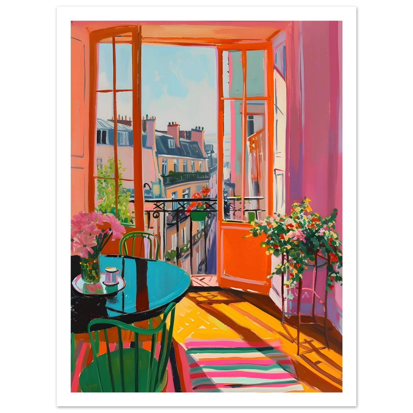Parisian Morning View - Poster - Arthena
