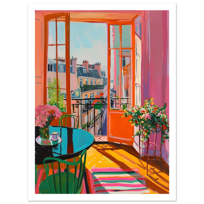 Parisian Morning View - Poster - Arthena