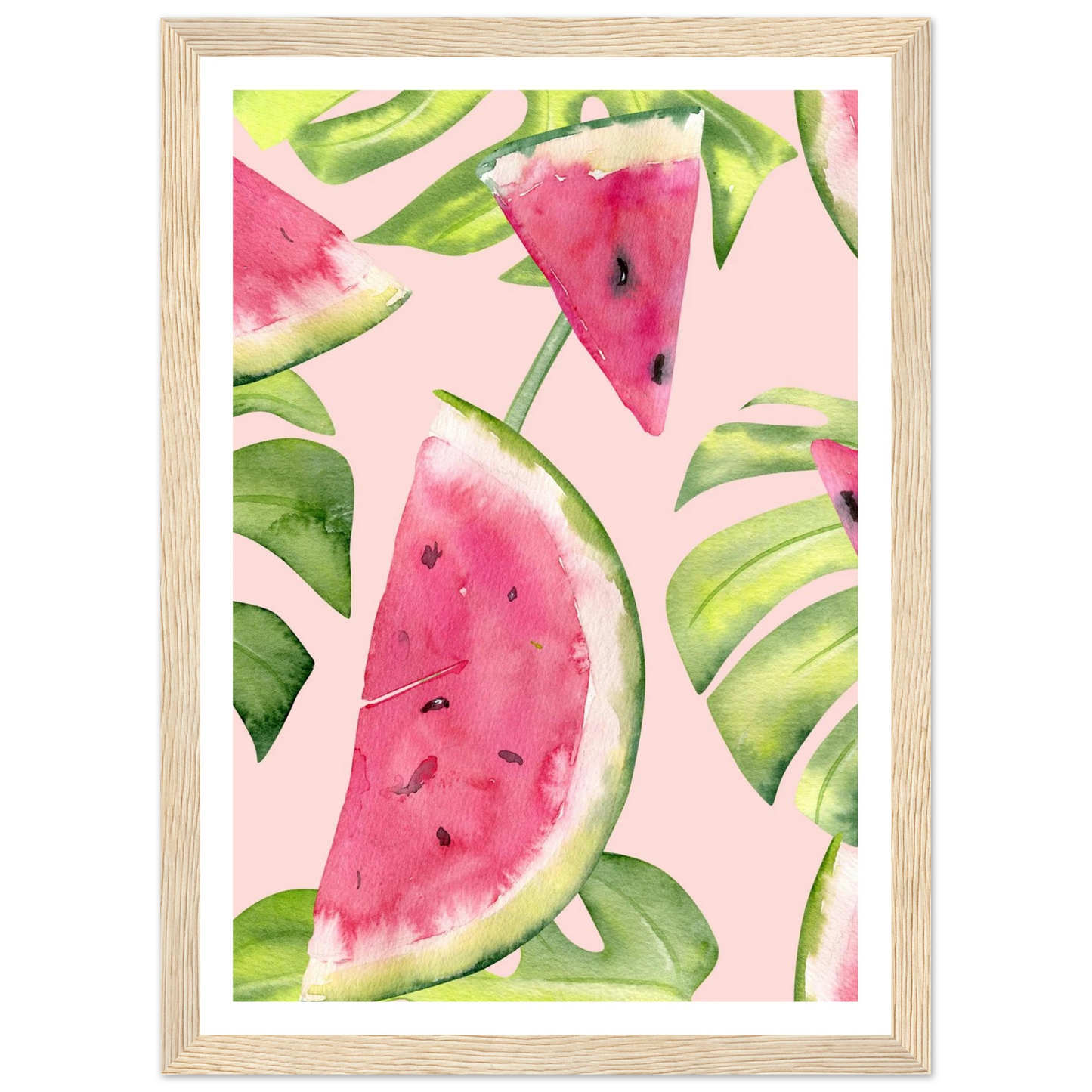 Watermelon Slices - Poster - Arthena
