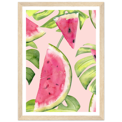 Watermelon Slices - Poster - Arthena