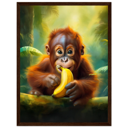 Orangutang Baby - Poster - Arthena
