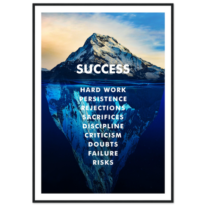 The Iceberg of Success - Poster - Arthena