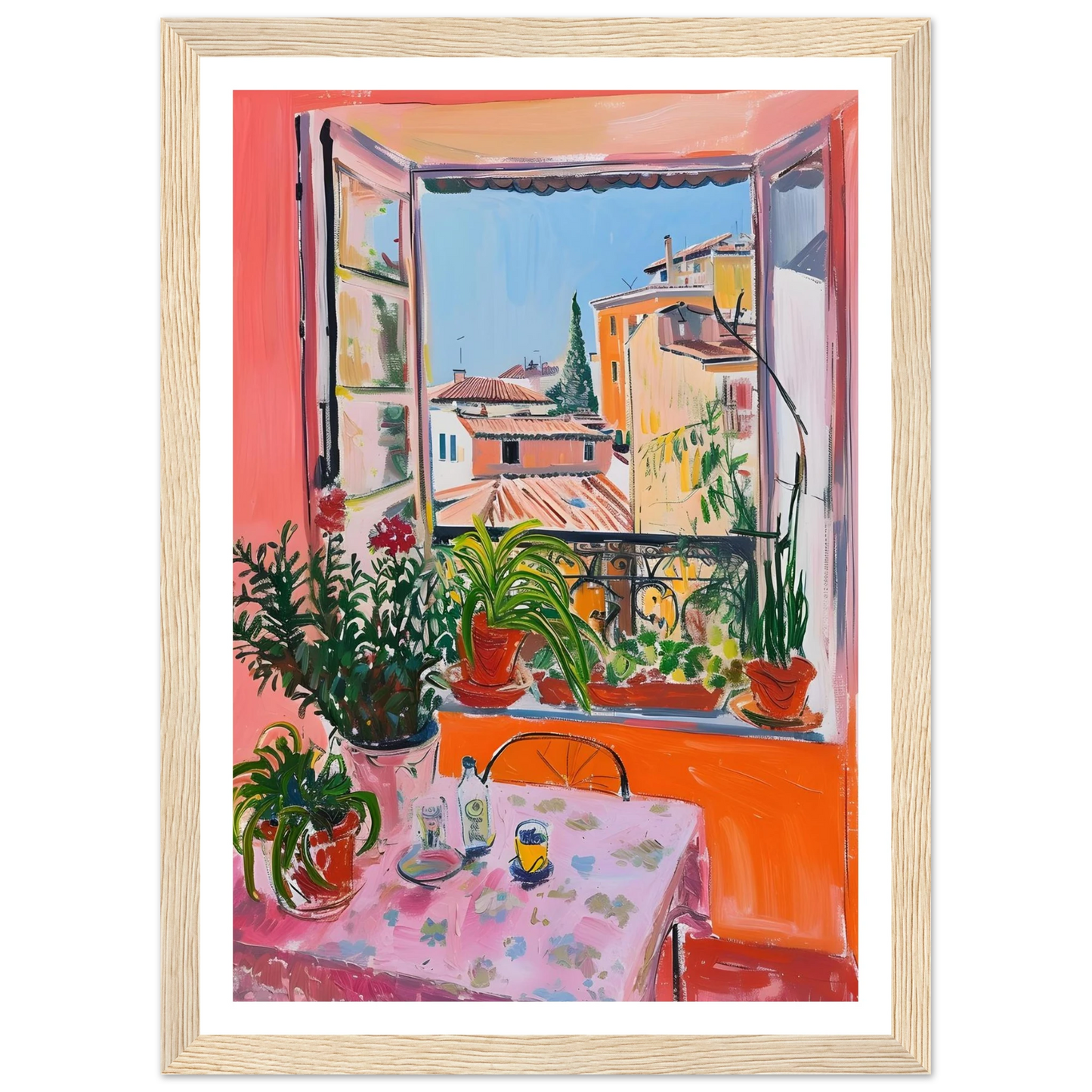 Sunny Window View - Poster - Arthena