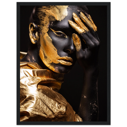 Eclipsed in gold - Poster - Arthena