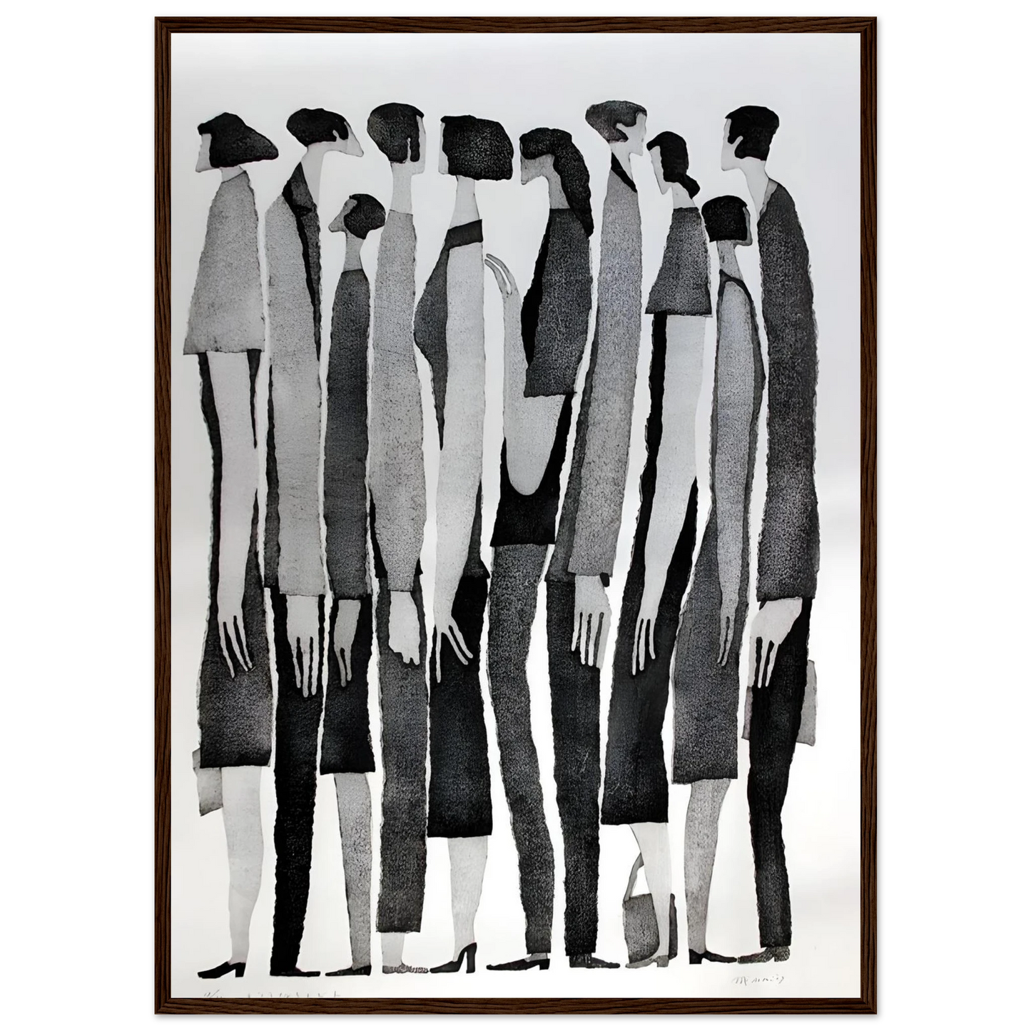 Silent Crowd - Poster - Arthena