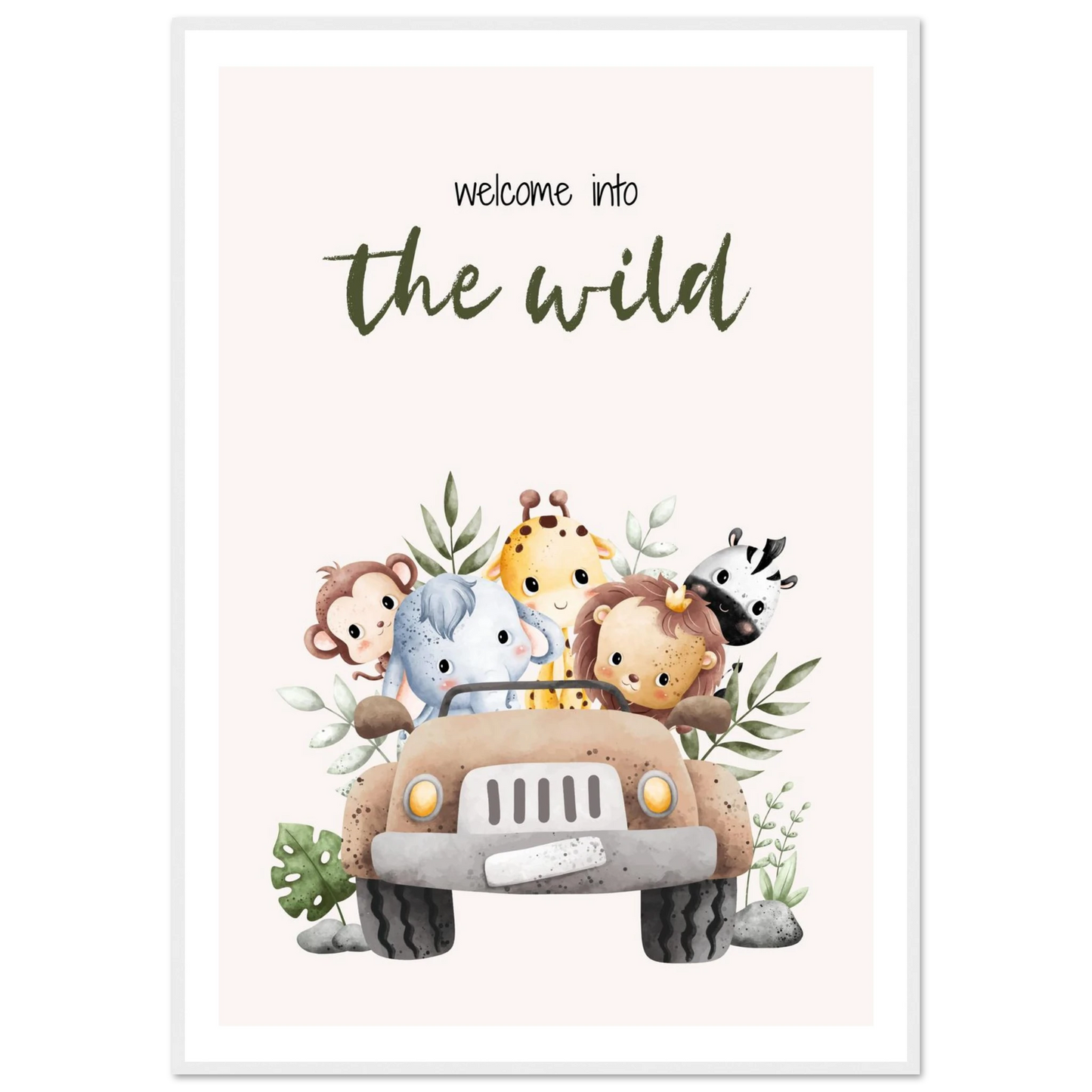 Welcome into the wild - Poster - Arthena