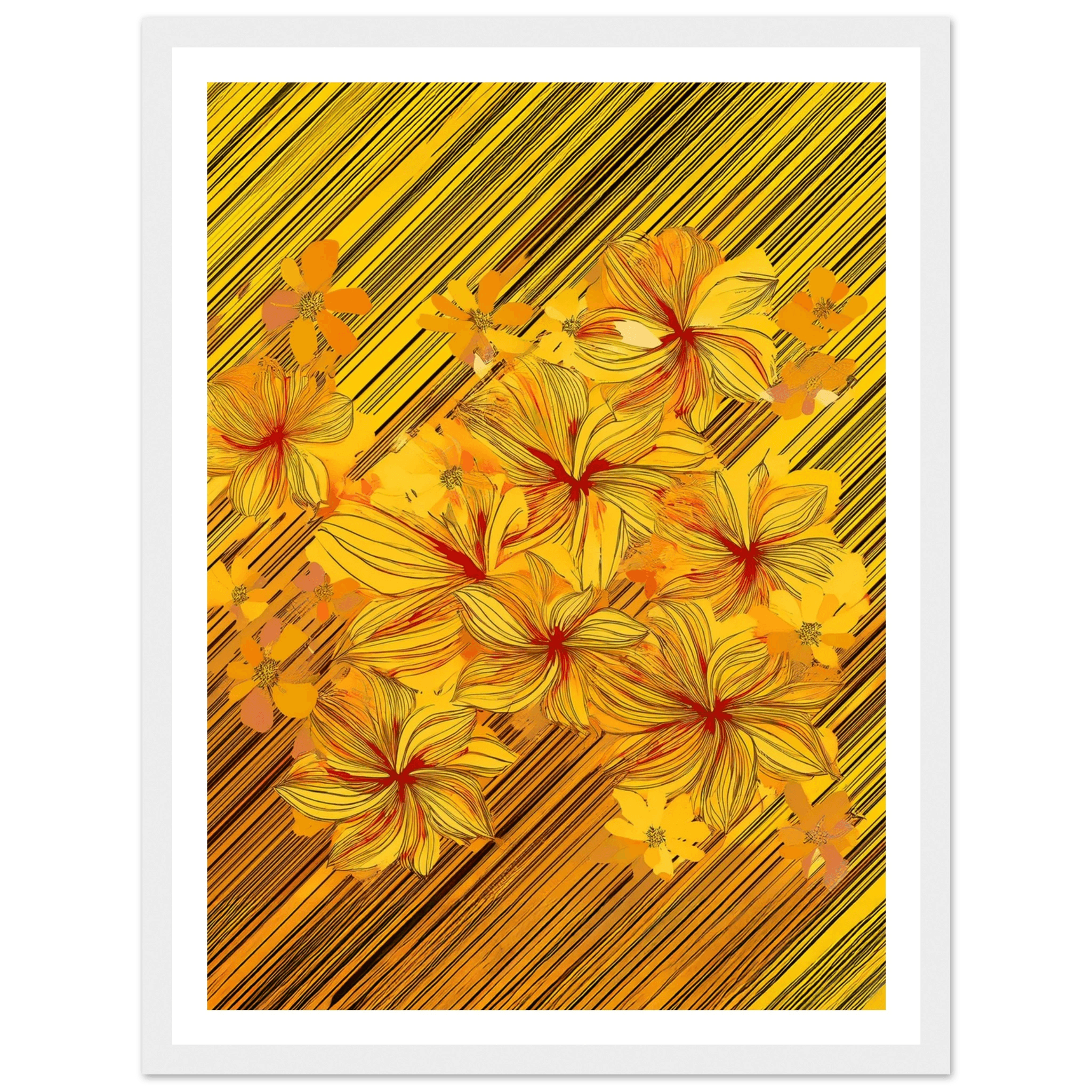 Golden Blossoms - Poster - Arthena