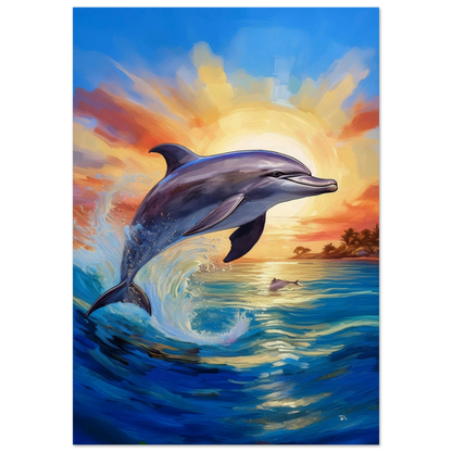 Happy Dolphine - Poster - Arthena