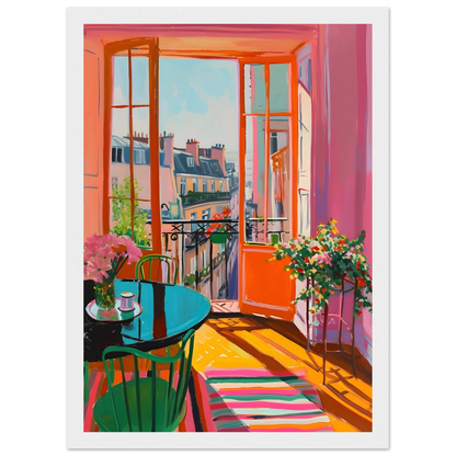 Parisian Morning View - Poster - Arthena