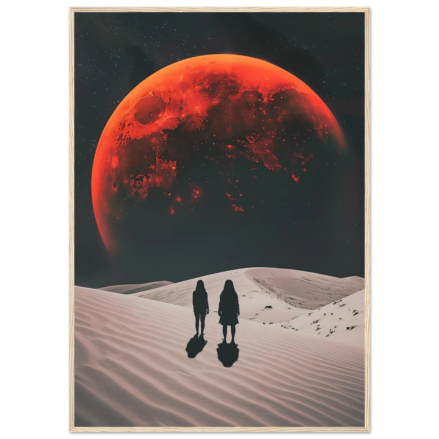 Two Gazes Towards the Unknown - Poster - Arthena