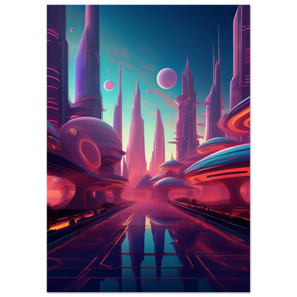 Neon Horizons - Poster - Arthena