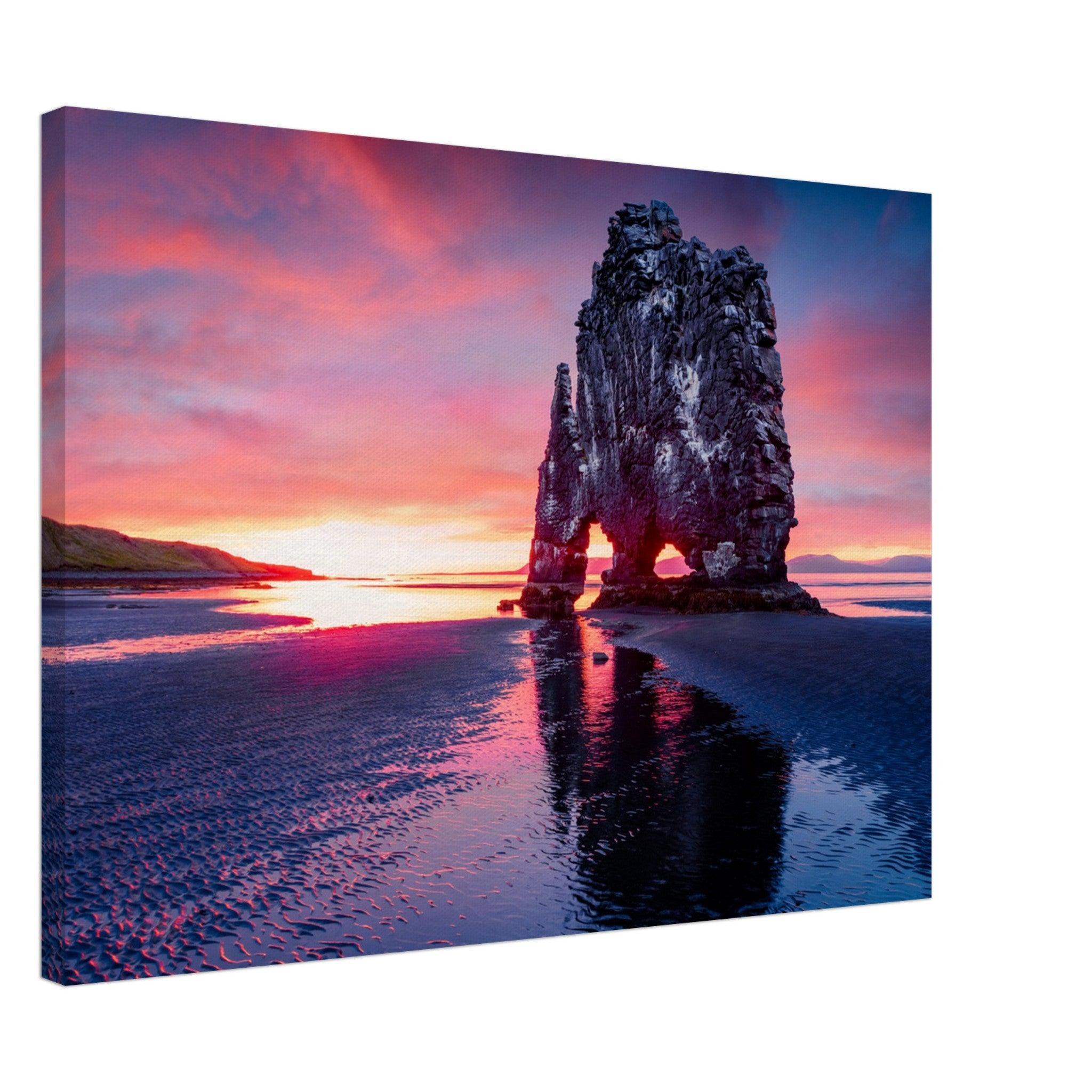 Rock of fire and sky - Canvas - Arthena