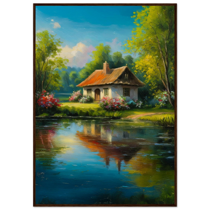 Serenity by the Lake - Poster - Arthena