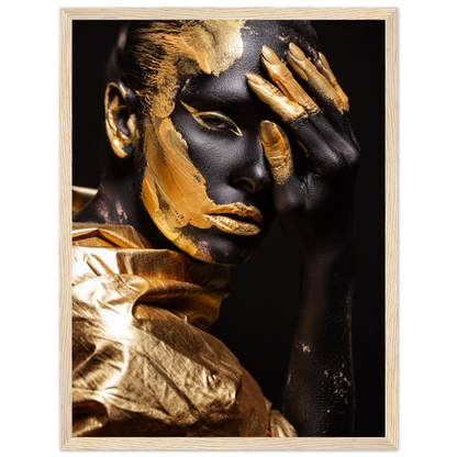 Eclipsed in gold - Poster - Arthena