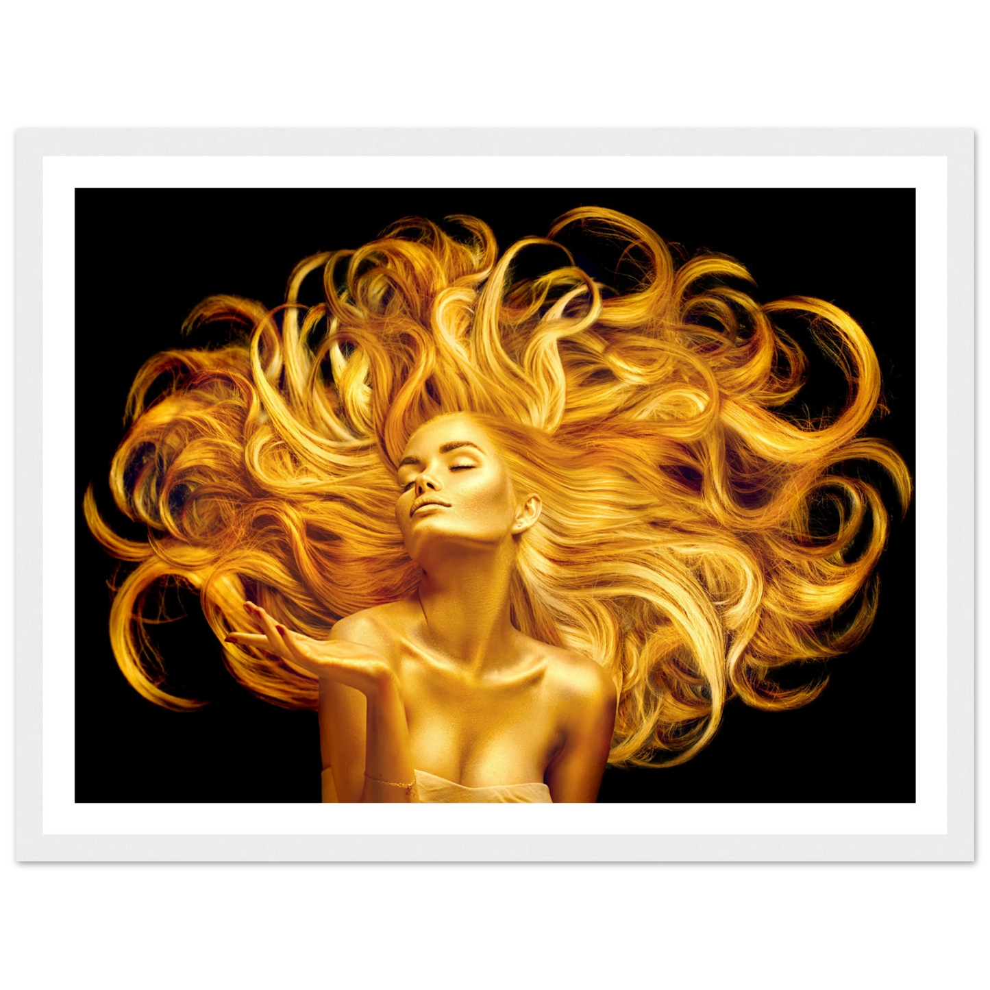 Golden Flow - Poster - Arthena