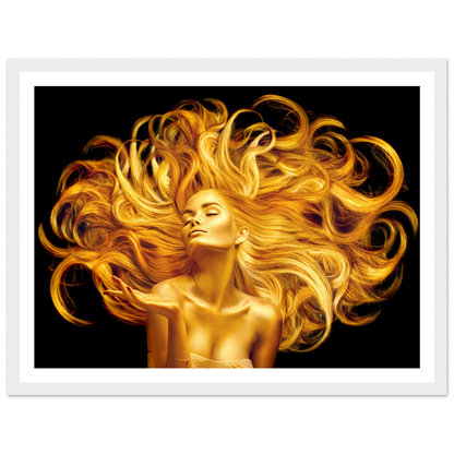 Golden Flow - Poster - Arthena