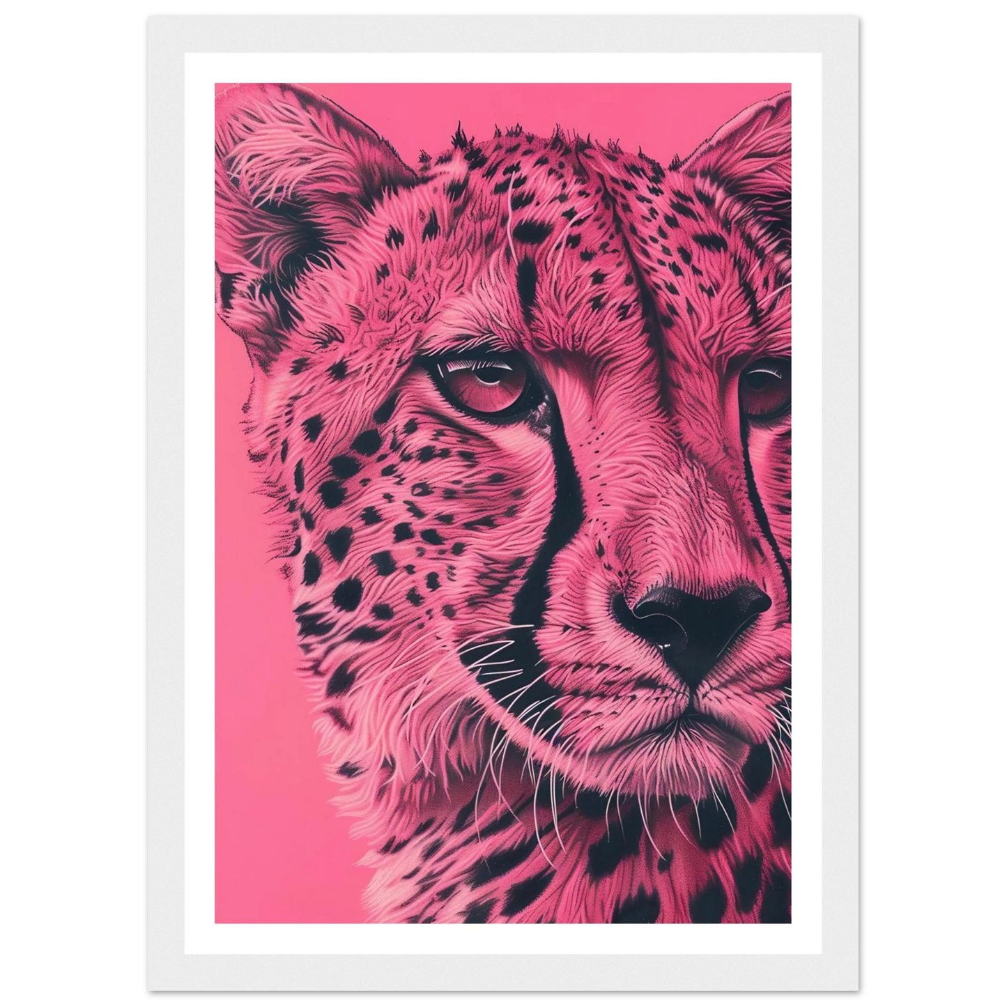 A Pink Cheetah - Poster - Arthena