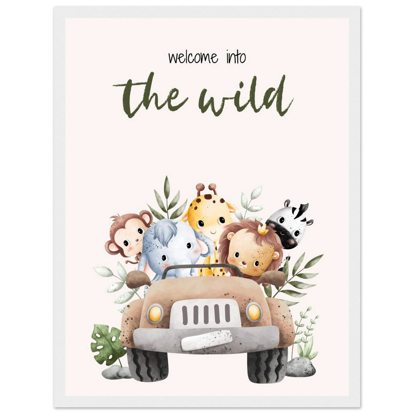 Welcome into the wild - Poster - Arthena