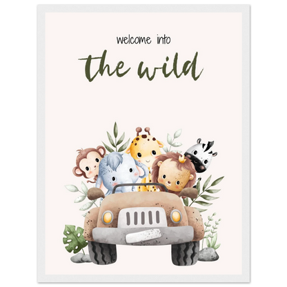 Welcome into the wild - Poster - Arthena