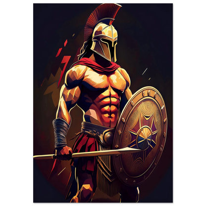 Spartan Warrior - Poster - Arthena