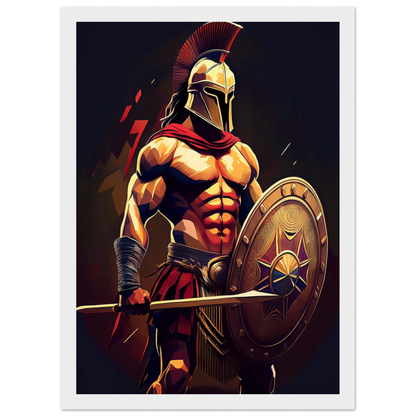 Spartan Warrior - Poster - Arthena