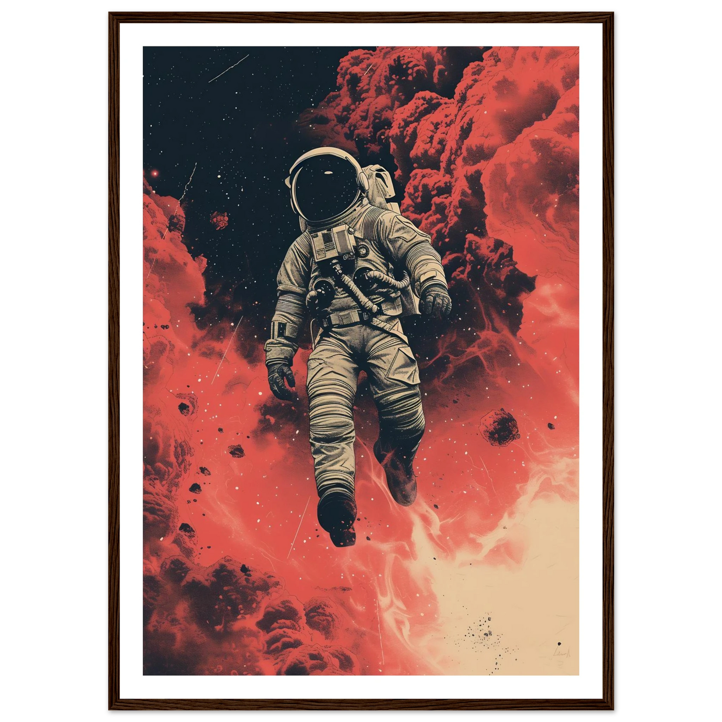 Scarlet Skies The Astronaut - Poster - Arthena