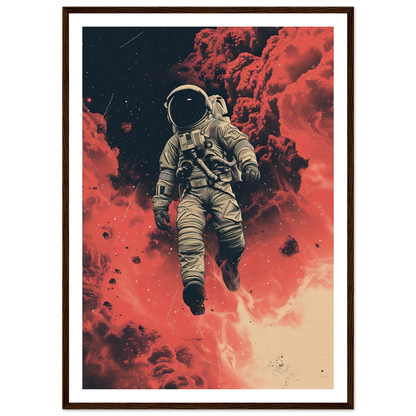 Scarlet Skies The Astronaut - Poster - Arthena