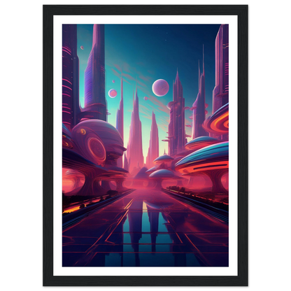 Neon Horizons - Poster - Arthena