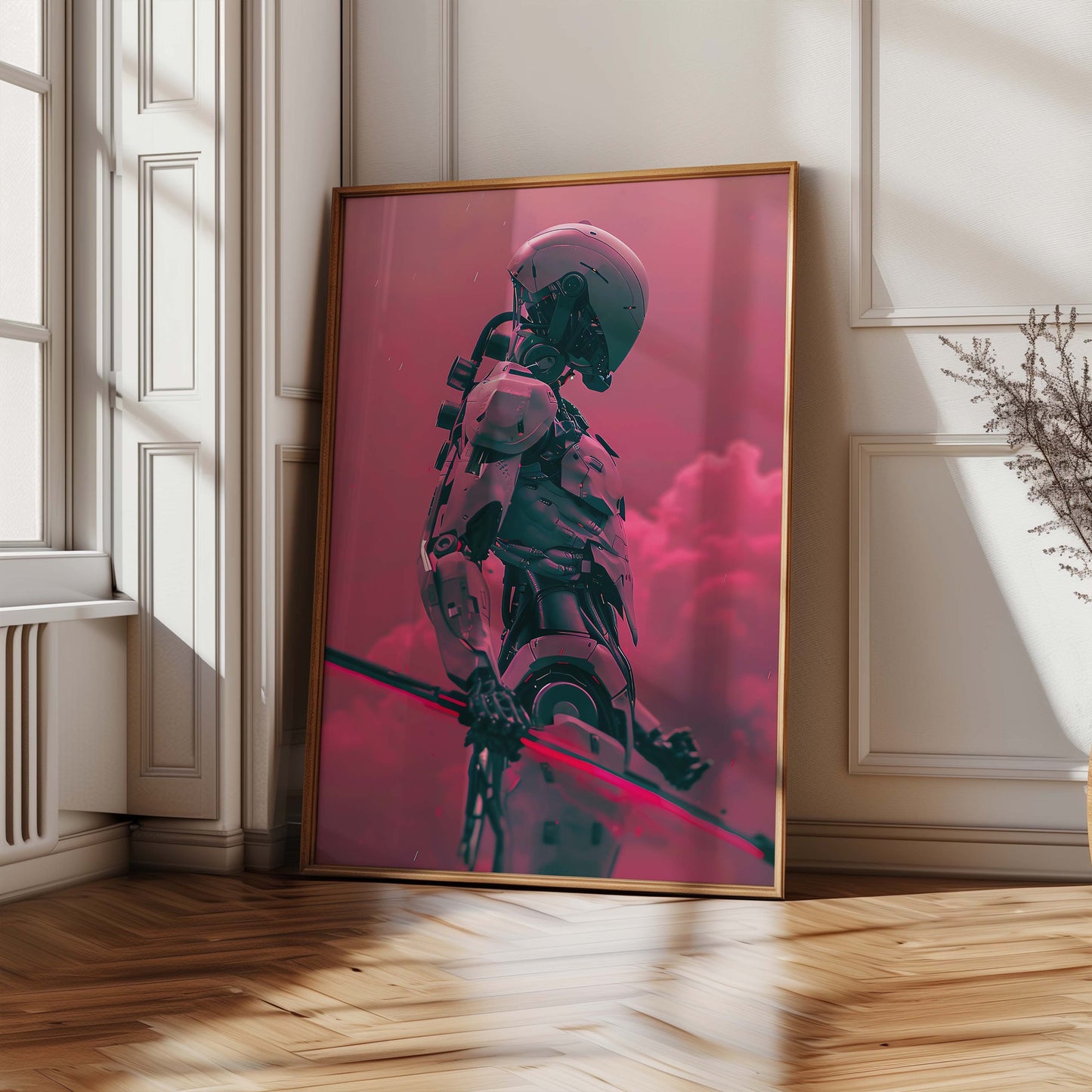 Battle Droid in the Rosy Mist - Poster - Arthena
