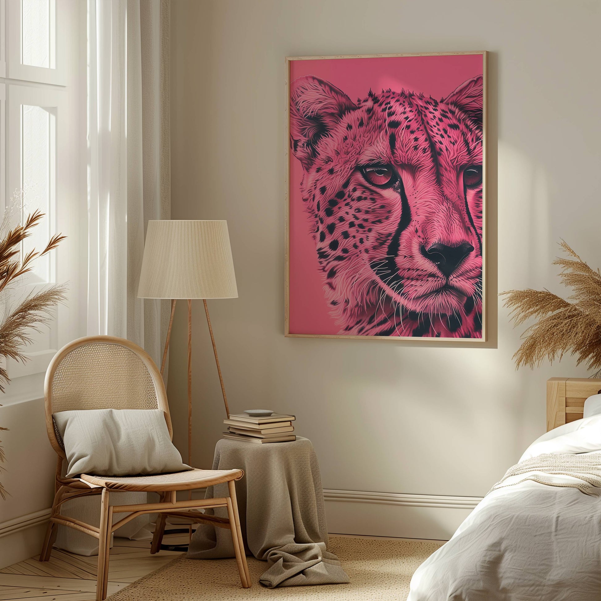 A Pink Cheetah - Poster - Arthena
