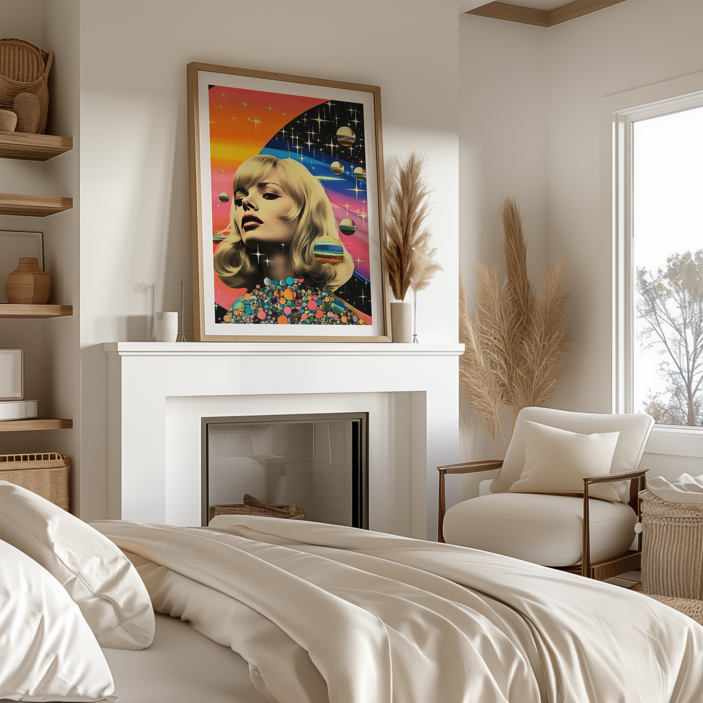 Retro Galaxy Queen - Poster - Arthena