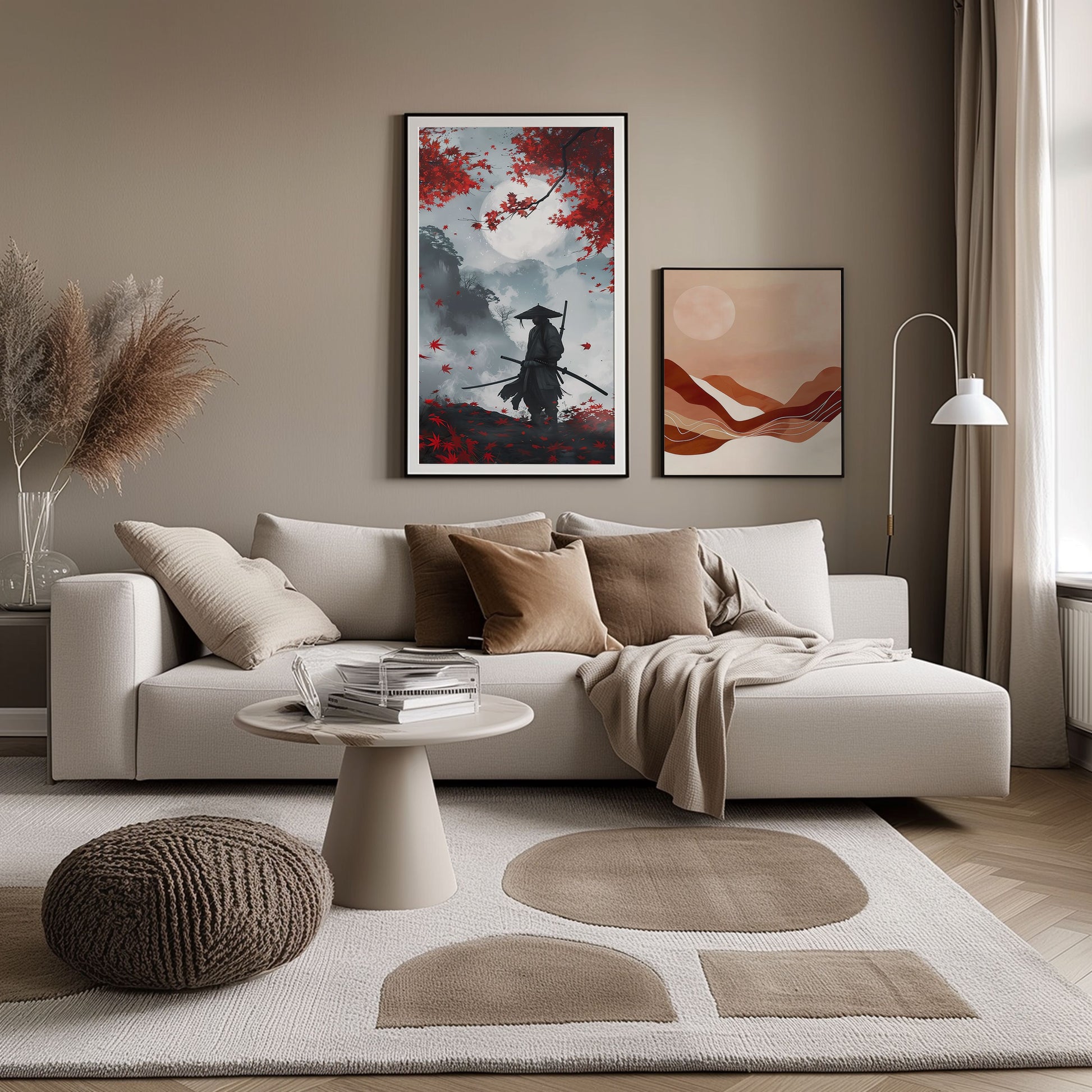 Crimson Leaves - Poster - Arthena