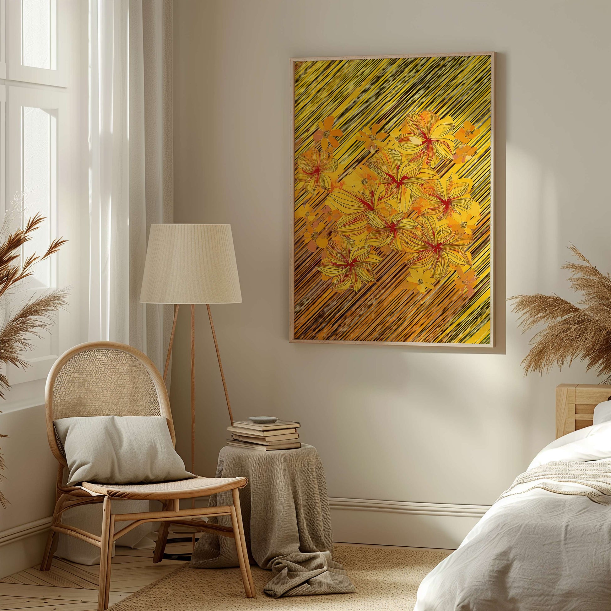 Golden Blossoms - Poster - Arthena