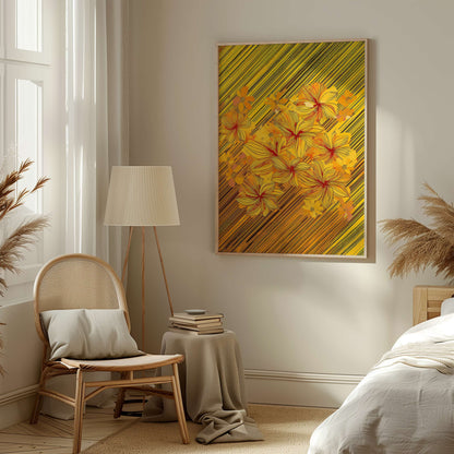 Golden Blossoms - Poster - Arthena