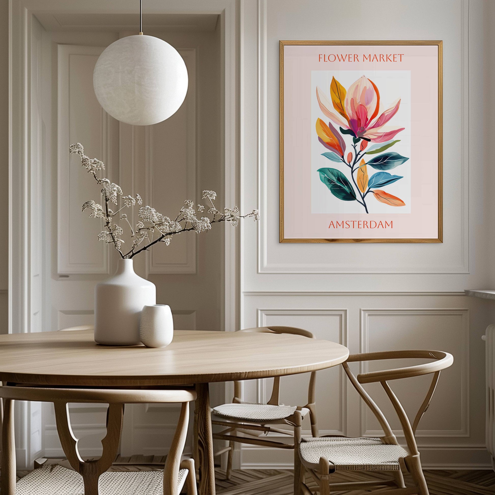 Flower Market - Poster - Arthena