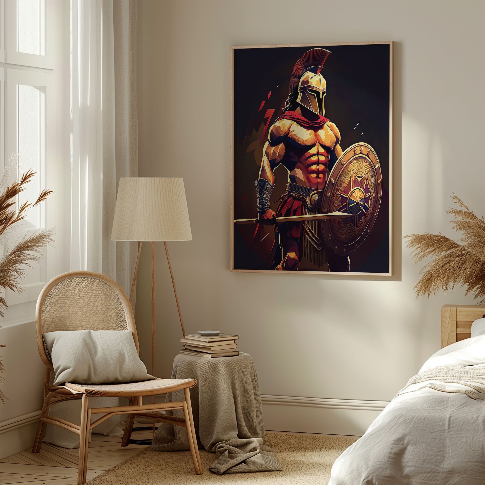 Spartan Warrior - Poster - Arthena