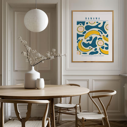 Life is better with banana - Poster - Arthena