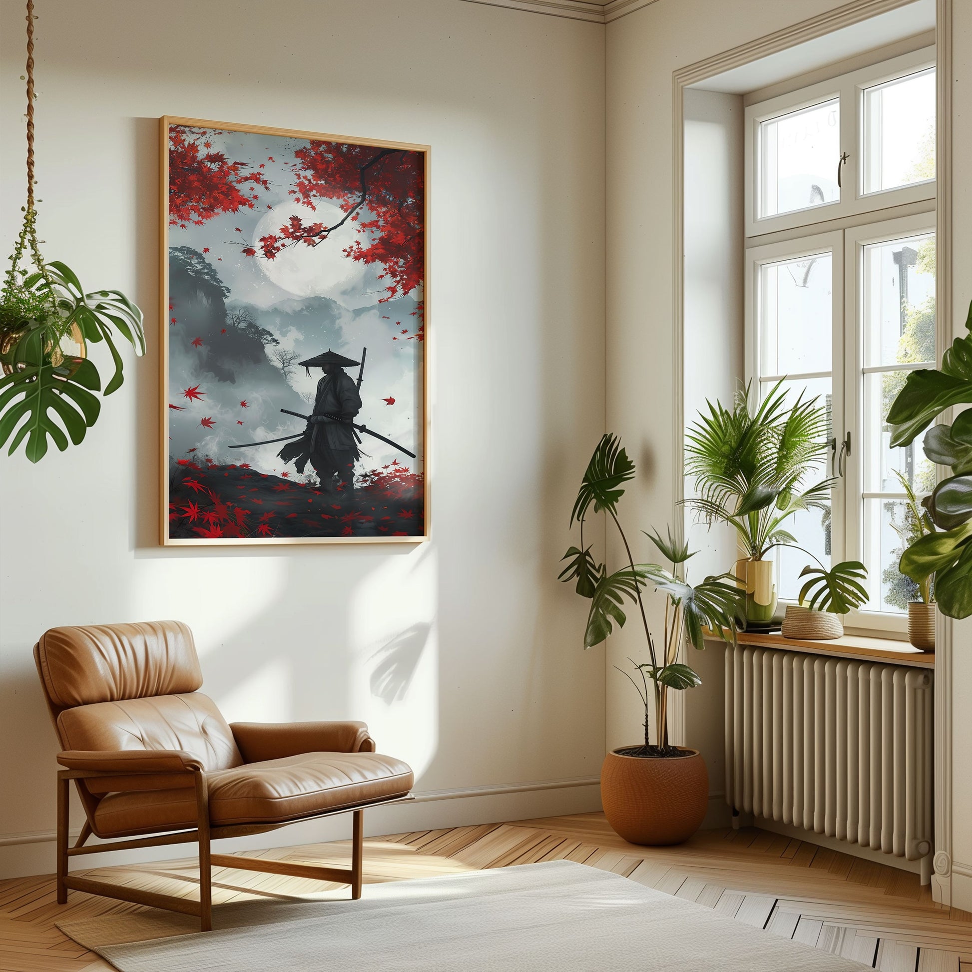 Crimson Leaves - Poster - Arthena