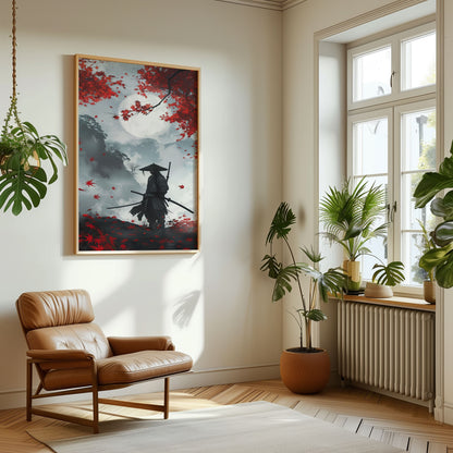 Crimson Leaves - Poster - Arthena
