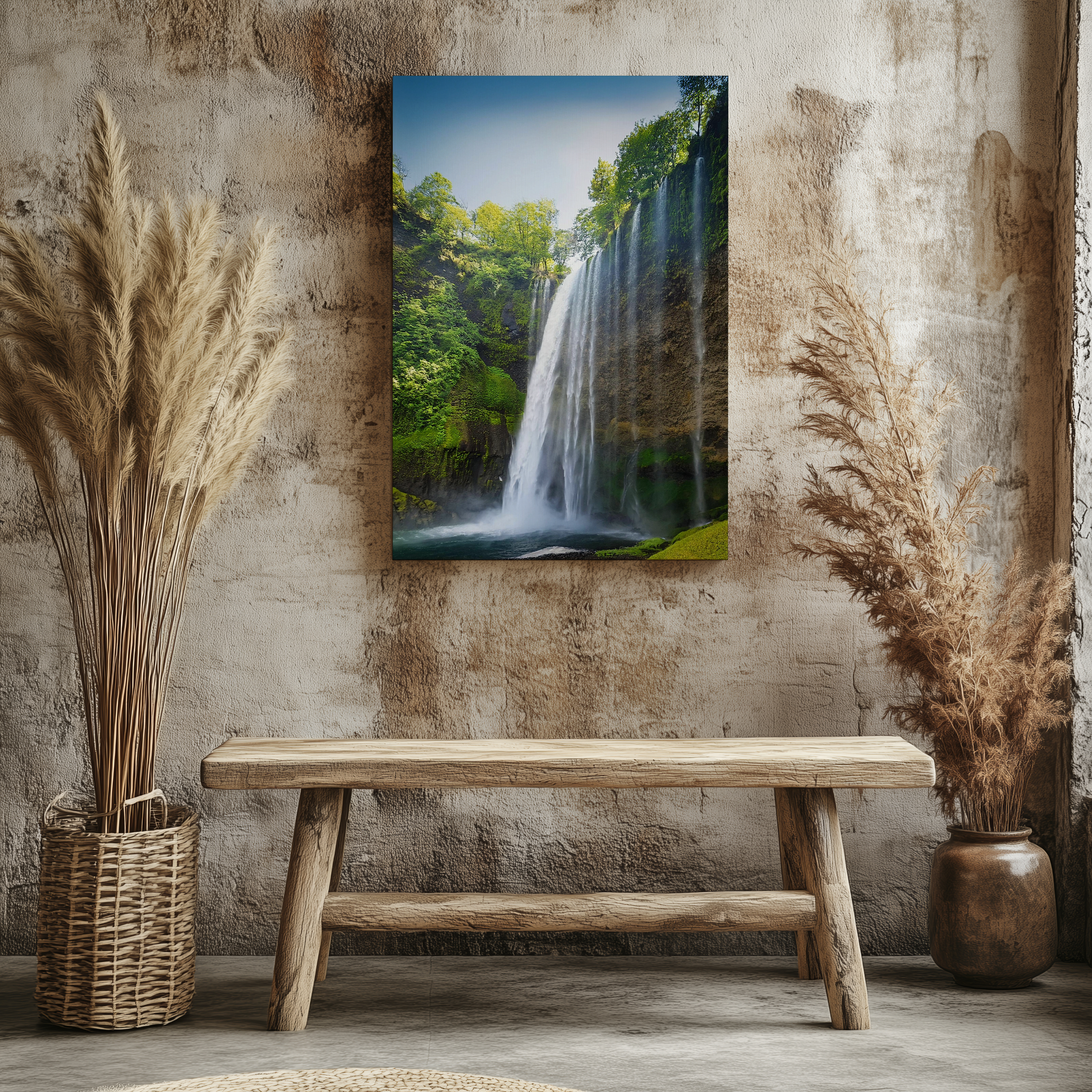 Emerald groove - Canvas - Arthena