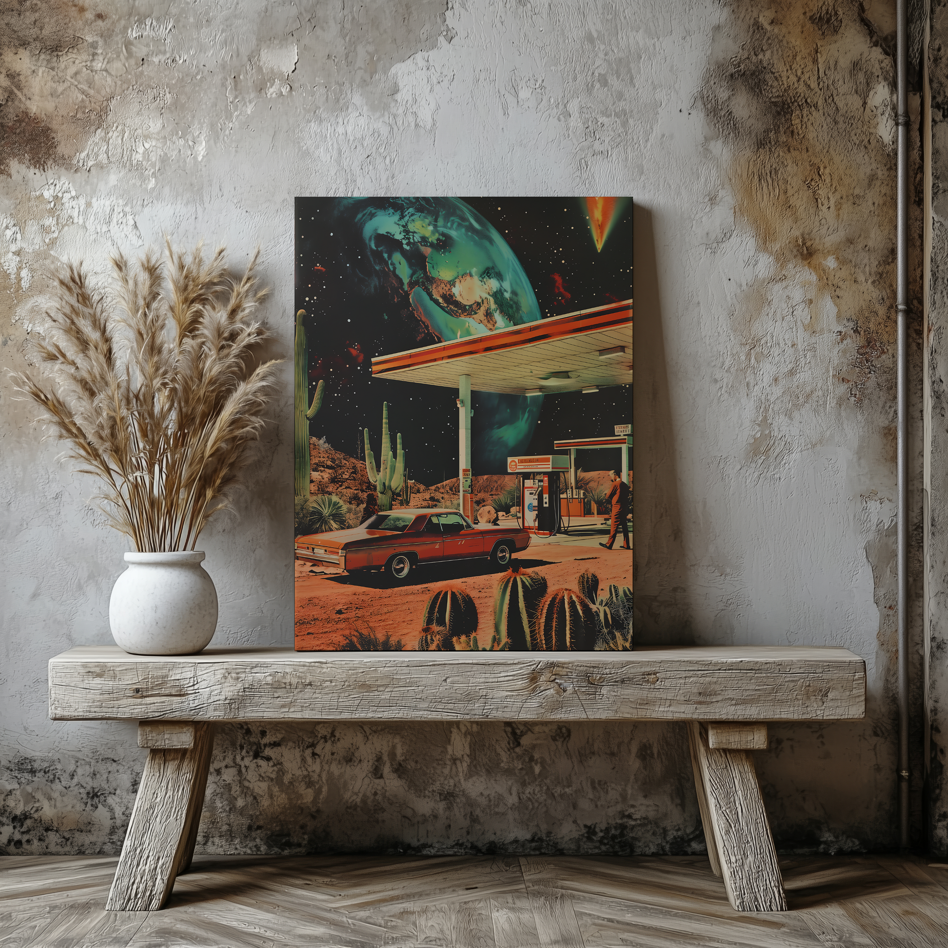 Interstellar pit stop - Canvas - Arthena