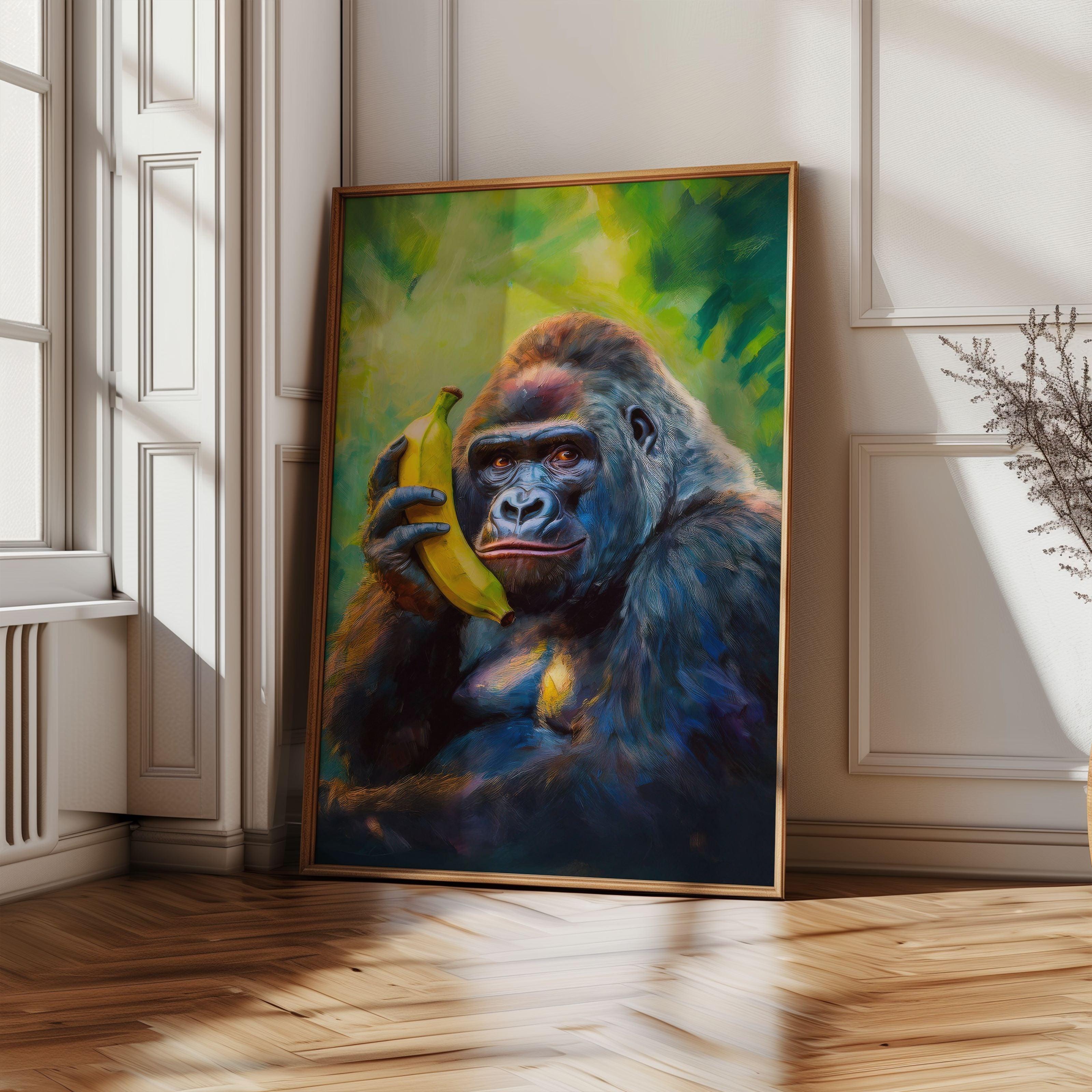 Gorilla on the Line - Poster - Arthena