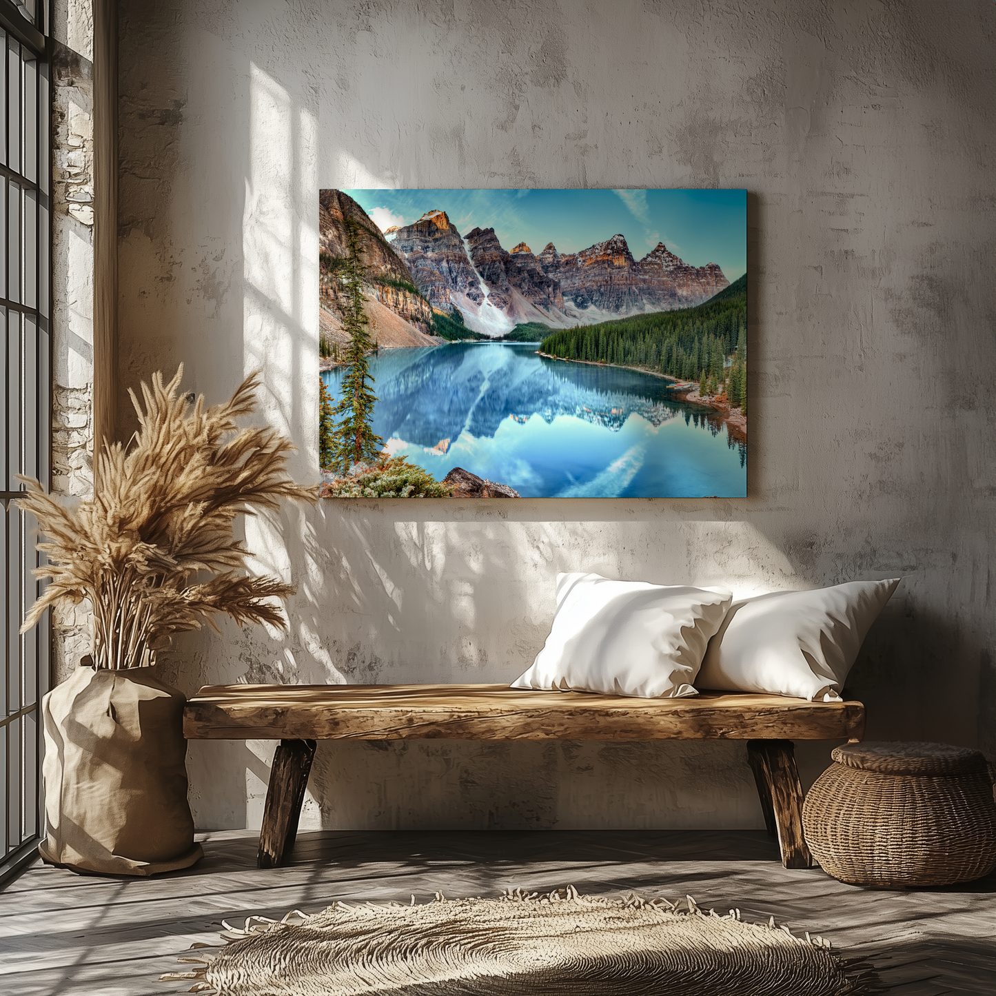 Mountain Mirrors - Canvas - Arthena